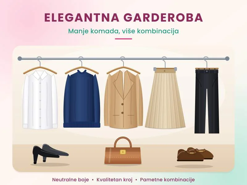 Kako kombinovati garderobu za elegantan izgled bez previše odeće?
