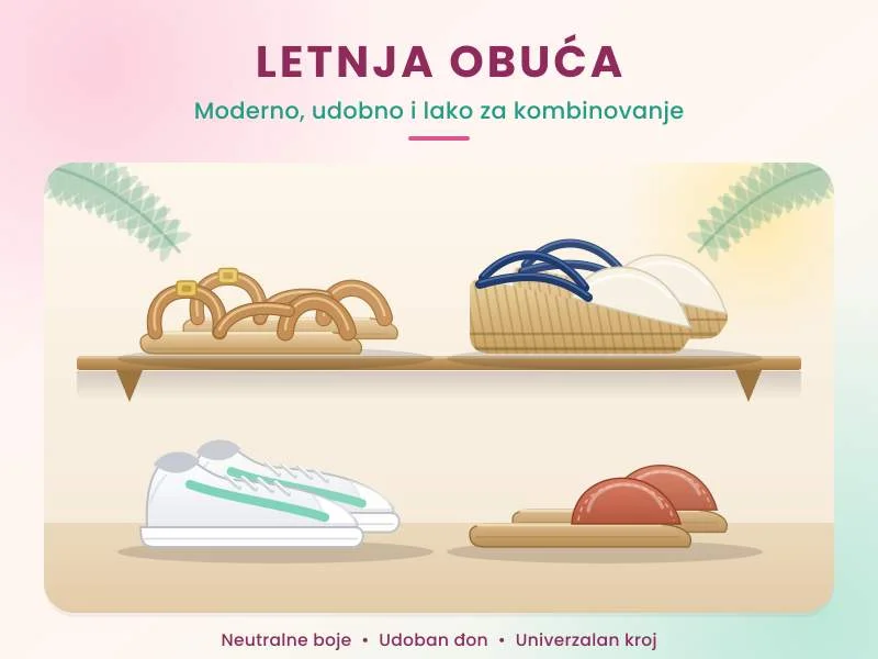 Kako izabrati letnju obuću koja je moderna, udobna i laka za kombinovanje?