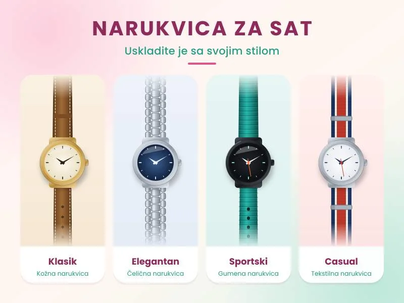 Kako odabrati idealnu narukvicu za sat i uskladiti je sa stilom?