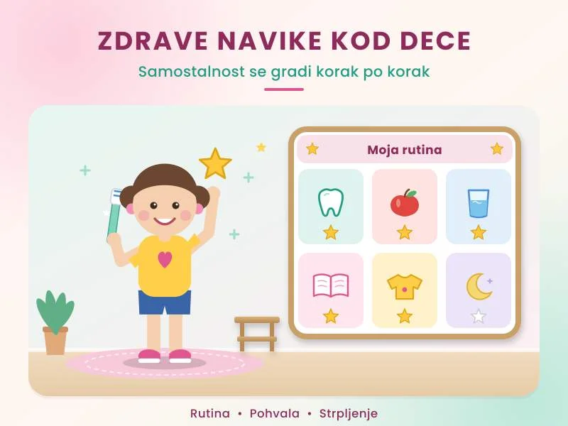 Kako pomoći detetu da razvije zdrave navike i samostalnost?